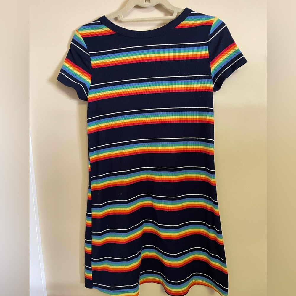Rainbow Dress - Ribbed